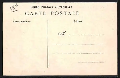 AK Mesnil-Saint-Père, Entrée du Pays en venant de la Gare