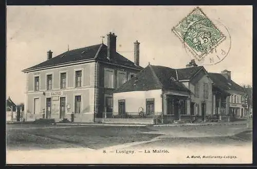 AK Lusigny, La Mairie