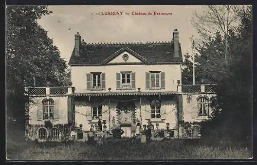 AK Lusigny, Château de Beaumont