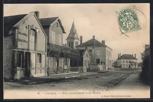 AK Lusigny, Rue conduisant à la Place