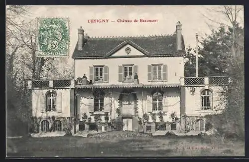 AK Lusigny, Château de Beaumont