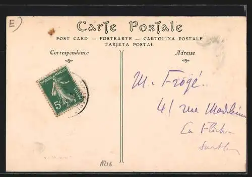 AK Boissy-Saint-Léger, Cabane de bûcherons dans la forêt