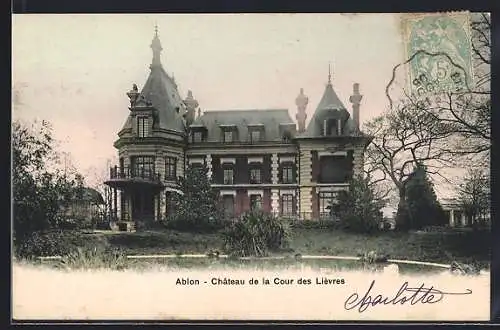 AK Ablon, Château de la Cour des Lièvres