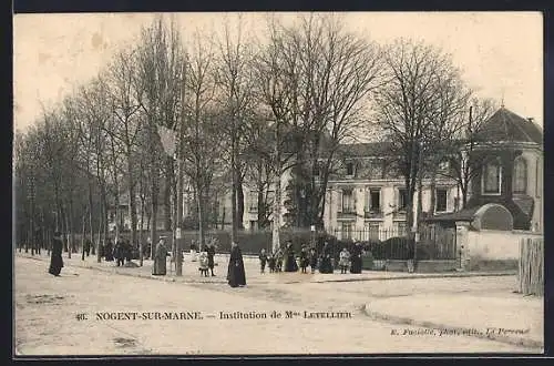 AK Nogent-sur-Marne, Institution de Mme Lefellier