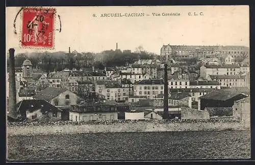AK Arcueil-Cachan, Vue Générale