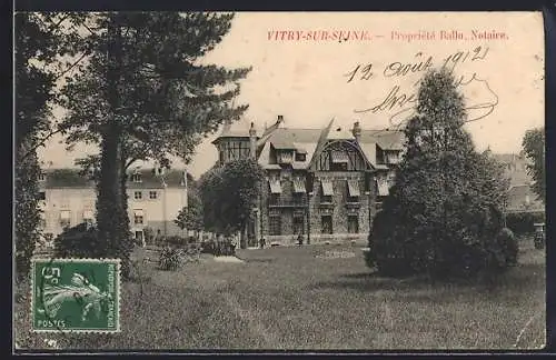 AK Vitry-sur-Seine, Propriété Ballu, Notaire