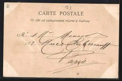 AK Vitry, Voie de Saquet avec calèche et passants