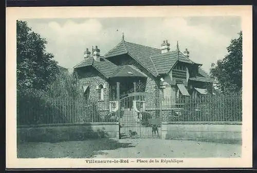 AK Villeneuve-le-Roi, Place de la République