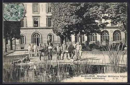 AK Saint-Mandé, Hôpital Militaire Bégin, Cour intérieure