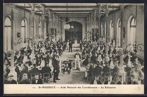 AK St-Maurice, Asile National des Convalescents, Le Réfectoire