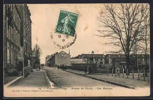 AK Villeneuve-Triage, Avenue de Choisy, Cité Malotau