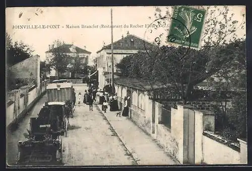AK Joinville-le-Pont, Maison Brancier, Restaurant du Rocher Frères