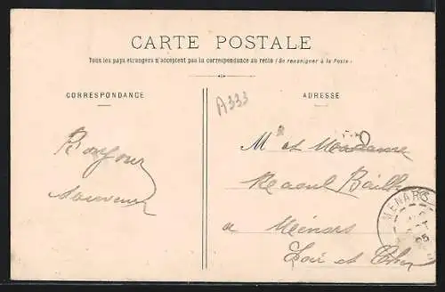 AK Créteil, Entrée de l`île Ste-Catherine avec pont en bois