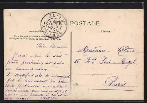 AK Gentilly, Vieux Manoir situé à l`angle des rues du Paroy et des Noyers