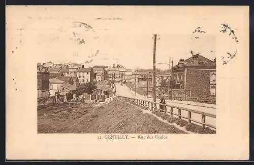 AK Gentilly, Rue des Écoles