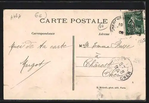 AK Charenton, Le quai près du Pont