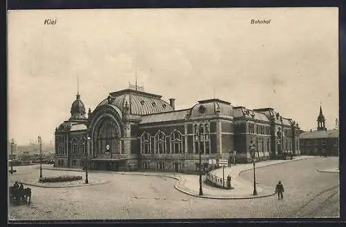 AK Kiel, Blick zum Bahnhof