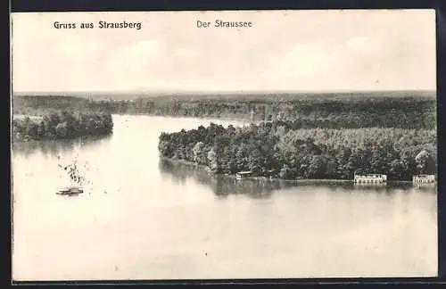AK Strausberg, Blick auf den Straussee