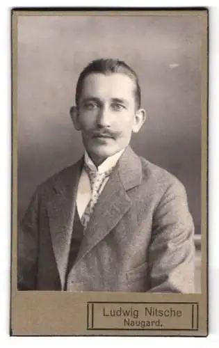 Fotografie Ludwig Nitsche, Naugard, Porträt eines eleganten Herrn
