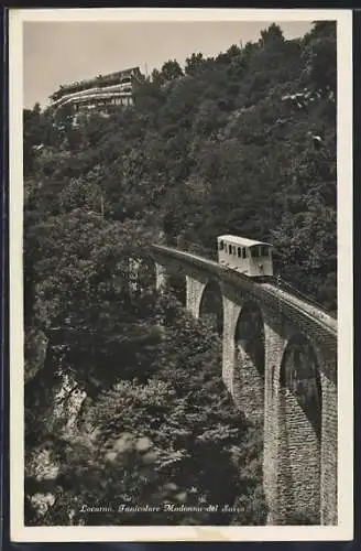 AK Locarno, Funicolare Madonna del Sasso, Bergbahn