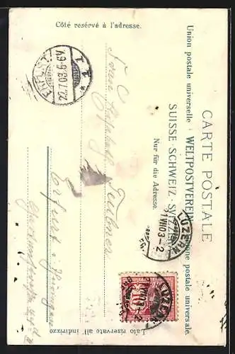 AK Brünigbahn, Bergbahn an der Passhöhe