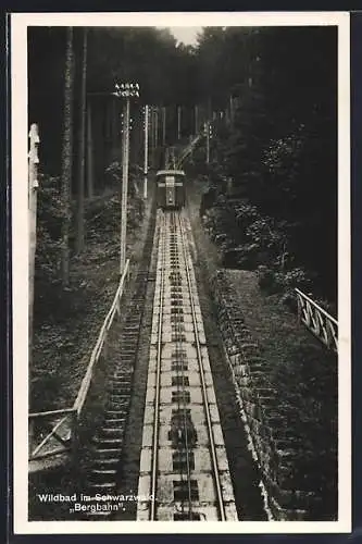AK Wildbad im Schwarzwald, Bergbahn