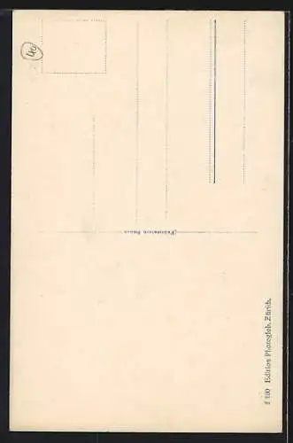 AK Brünigbahn an der Passhöhe