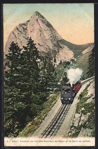AK Chemin de fer des Rochers de Naye et la Dent de Jaman, Bergbahn