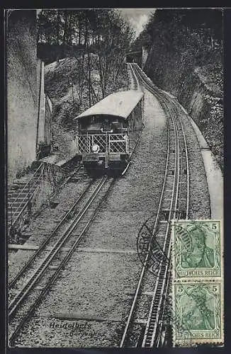 AK Heidelberg, Wagen der Bergbahn
