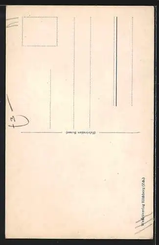 AK Rigi-Kulm-Hotel, Partie mit Vitznau-Bahn