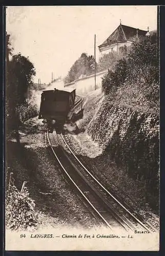 AK Langres, chemin de fer à Crémaillère, Bergbahn