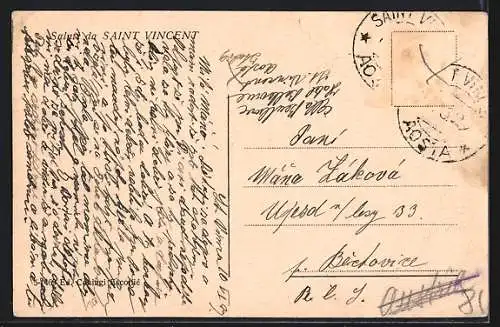 AK Saint Vincent, Funicolare, Bergbahn