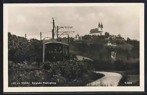 AK Linz, Bergbahn zum Pöstlingberg