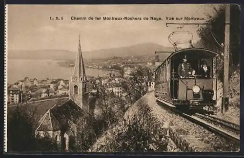 AK Montreux, Chemin de fer Montreux-Rochers de Naye, Bergbahn