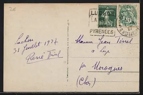 AK Crémaillères, Le Chemin de fer à Crémaillères de Superbagnères, Bergbahn