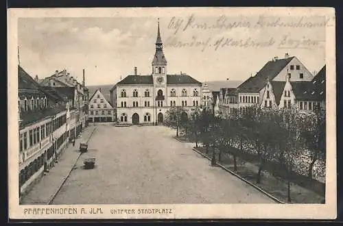 AK Pfaffenhofen a. Ilm, Unterer Stadtplatz