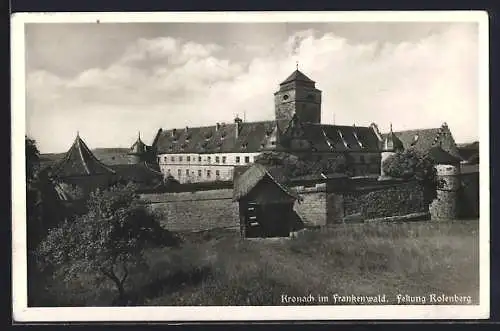 AK Kronach im Frankenwald, Festung Rosenberg