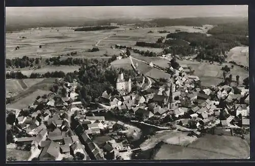 AK Falkenberg /Opf., Teilansicht mit Kirche