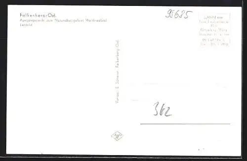 AK Falkenberg /Opf., Teilansicht mit Kirche
