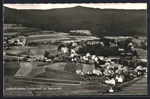 AK Friedenfels im Steinwald, Gesamtansicht vom Flugzeug aus