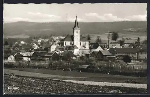 AK Kulmain, Teilansicht mit Kirche