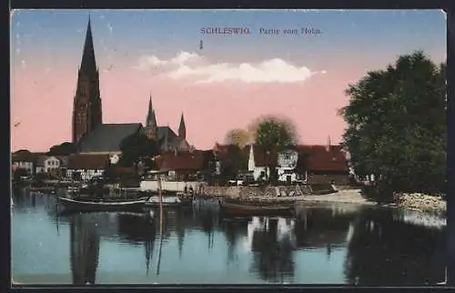 AK Schleswig, Partie vom Holm, Boote