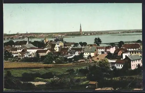 AK Schleswig, Teilansicht mit Blick auf die Schlei
