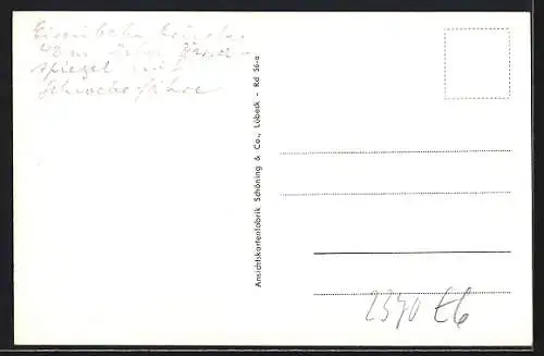 AK Rendsburg, Kreishafen, Schiff an der Anlegestelle