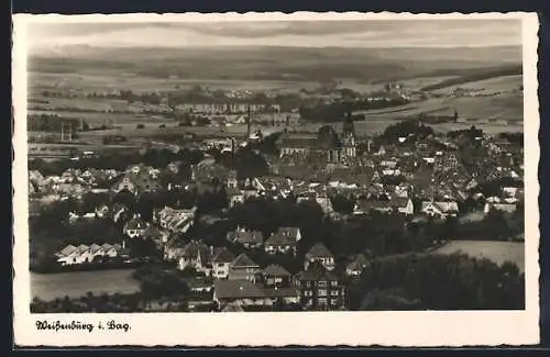 AK Weissenburg i. Bay., Ortsansicht mit Umgebung