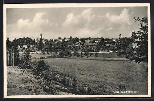 AK Mistelbach, Blick auf den Ortsrand