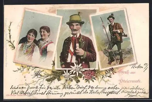 AK Steiermark, Männer und Frauen in Tracht