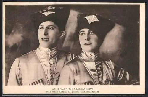 AK Duo Wania Chassanow dans leurs danses et chants nationaux russes