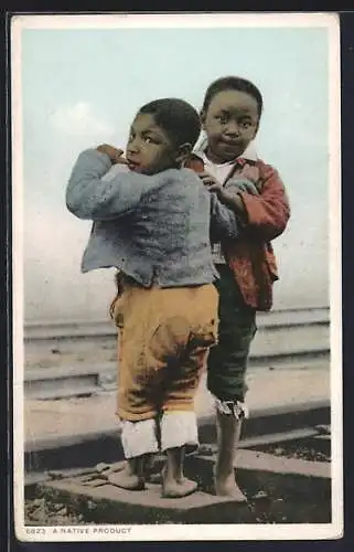AK A Native Product, AfrikanischeJungen, afrikanische Volkstypen