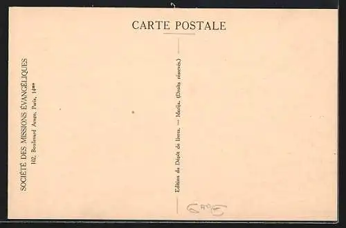 AK Basutoland, Native Live, Einwohner begutachten Tongefässe